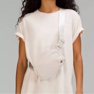 Lululemon Belt Bag EBB White Opal NWT